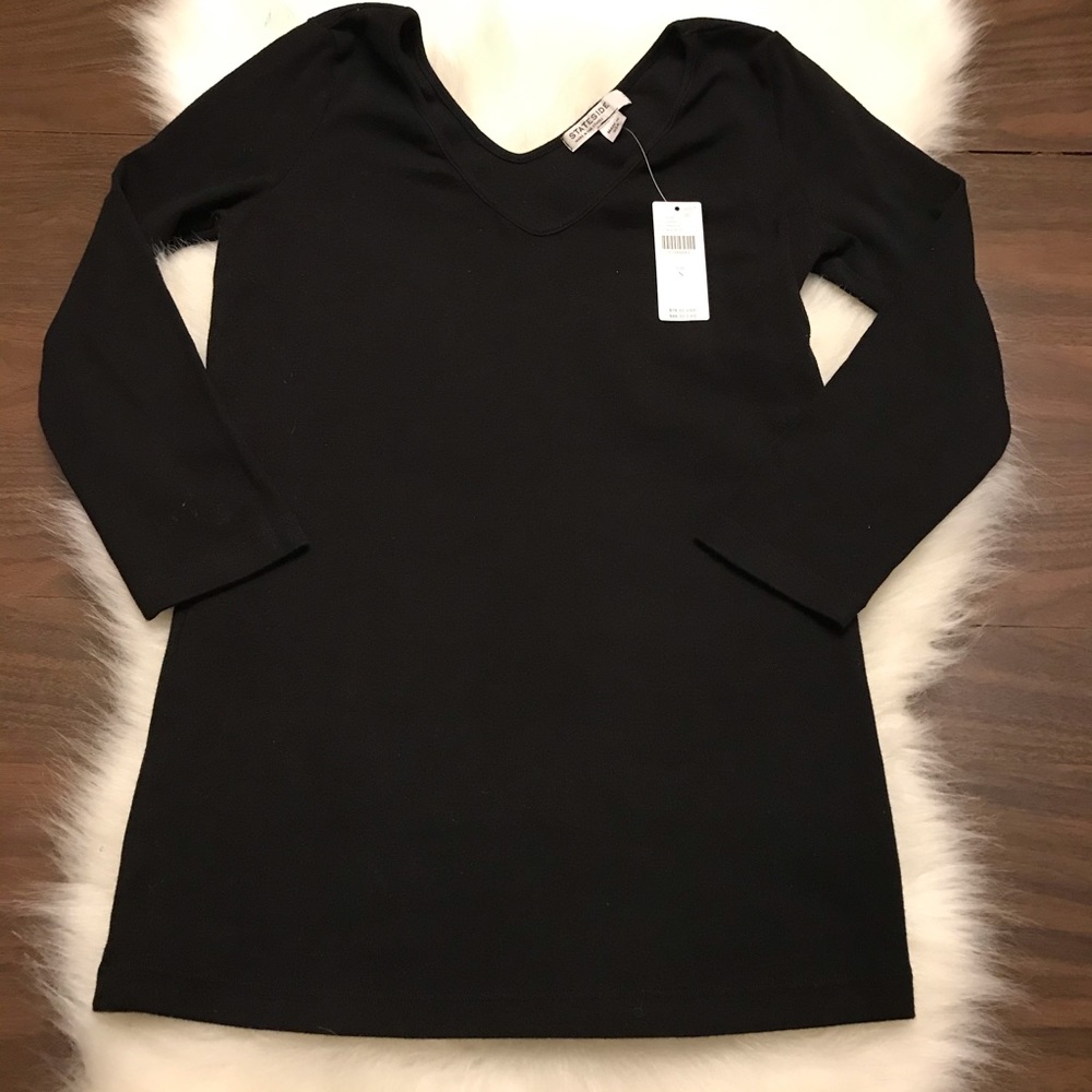 ANTHROPOLOGIE STATESIDE V-Neckline 3/4 Sleeve Top